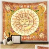 Tapisseries 130X150Cm Mandala Tapisserie Blanc Noir Soleil Et Lune Tenture Murale Tarot Hippie Tapisseries Maison Dortoir Pack Inventaire En Gros Dhzy8