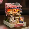 Puppenhaus-Zubehör, Baby-Mini-Miniatur-DIY, kleiner Bausatz zur Herstellung von Raumspielzeug, Heim-Schlafzimmer-Dekorationen mit Möbeln, Holzhandwerk 231027