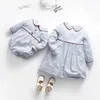 Family Matching Outfits 2023 Kids Spanish Dress Boys Classic Clothes Set Baby Long Sleeve Romper Children Spring Summer Celebration Holiday Clothing 231027