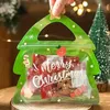 Confezione regalo 10 pezzi Sacchetti per festival di Natale Albero di Natale a forma di cervo Biscotti Sacchetto di caramelle per decorazioni per feste di compleanno per bambini Pacchetto di dolci 231027