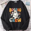 Moletons masculinos Moletons Groovy Boo Crew Enfermeira Fantasma Halloween Engraçado Moletom de Enfermagem Halloween Hoodies Mulheres Roupas Amante Pullovers Tops L231027