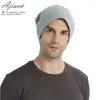 BeanieSkull Caps Aankomst Elektromagnetische straling beschermende slaapmuts Mobiele telefoon computer TV EMF-afscherming 100% zilveren vezelkap 231026