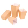 Present Wrap 20st Kraft Paper Popcorn Box Candy Favor Bag Xmas Wedding Birthday Chritsmas för barn