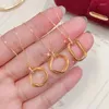 Pingentes simples forma geométrica feminino para colar moda círculo circular pingente clavícula corrente 18k camisola de ouro