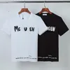 Erkek Tasarımcılar Tişört Kadın Tees Baskılı Alfabe T-Shirt Siyah ve Beyaz Moda Tasarımcısı Yaz Kısa Kol Boyutu S-XXL176Z