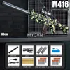 M416 Rifle Soft Bullet Shell Ejection Toy Gun Blaster Electric Manual 2 Modes Gun Launcher toy gun For Adults Boys