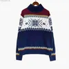Kadın Sweaters 2023 Örme Kadın Yavurucu Kazak Adamın Külotu Kadın Jumper Zarif Kış Sıcak Sonbahar Sevenler Modaya Modeli Noel Süvari T231027