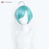 Catsuit Costumes jeu ES Ensemble étoiles Cosplay 30 cm bleu mignon résistant à la chaleur cheveux Shinkai Kanata Anime perruques + bonnet de perruque