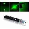 Ponteiros laser 10pcs 50 milhas 532nm mini caneta ponteiro laser verde brilhante astronomia 1mw powerf portátil lazer gato / cão brinquedo única gota del dhchp