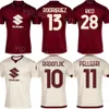 2023-24 Soccer Torino 32 Vanja Milinkovic-Savic Jerseys Club Team 3 Perr Schuurs 13 Ricardo Rodriguez 8 Ivan Ilic 10 Nemanja Radonjic 11 Pellegri fotbollsskjorta