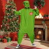 Mannen Broek Mannelijke En Vrouwelijke Kerst Grappige Print Capuchon Trui Rits Pyjama Party Onepiece Navidad Jumpsuit Warme Pakken Voor Mannen