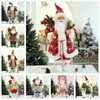 ديكورات عيد الميلاد Big Santa Claus Doll 60cm Dhristm Doll Doll Gift Derry Christmas Decortations for Home Olments Natal Navidad 231027