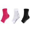 Chaussettes pour hommes 1 paire de cuivre infusé compression soutien de la cheville soulagement de la douleur pied anti-fatigue sport course yoga