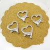 Large Good Quality Antique Bronze Silver tone Heart Shape Lobster Clasp Hooks Connector Pendant Charm Finding DIY Accessory Jewell2327