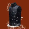 Chauffage hommes hiver femmes chaud électrique thermique gilet poisson randonnée en plein air Camping infrarouge USB gilet chauffant veste