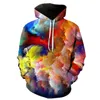 Customized Hoodies & Sweatshirts Colorful Clouds Mens hooded sweater Fashion Casual