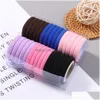 Head Bands 30pcs/Set Kadınlar Elastik Saç Bantları Kızlar Renk Naylon Kauçuk Kafa Bandı Scrunchie Kids Ponytail Tutucu Aksesuarları D Dhgarden Otuav