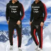 Erkeklerin Trailtsits Özel Giyim Erkekler Sıradan Setler Hoodie Sweatpants 2-Pcs Sweatshirt Takımları Kadın Kawaii Kore Sokak Giysileri