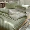Set di biancheria da letto Set copripiumino in tessuto jacquard semplice semplice per la casa di alta qualità 231026