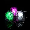 Vattentät LED Ice Cube Multi Color Flashing Glow in the Dark Light Up For Bar Club Drinking Party Wine Decoration