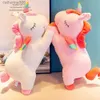 Pluszowe pluszowe zwierzęta Kawaii Horse Plush 30/40 cm miękkie nadziewane hubagable lalki zwierzęce Acompany Toys Dziewczyna urodziny Prezent 231027