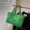 Designer handbag with logo Early Spring Woven Women's Bag Mother Tote One Shoulder Handbag Two Piece Shopping Bag Large Capacity Concave Shaped Bag