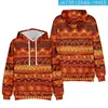 Heren Hoodies Vintage Etnische Tribal 3D Print Oversized Dames/Mannen Hoodie Sweatshirt Streetwear Hip Hop Pullover Capuchon Grappige Kleding