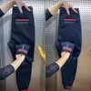 2022 gravata mágica calças casuais pacote manguito o mais rápido possível rocky pant preto cor sólida sweatpants moda masculina calças retro qualidade superior 2411