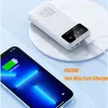 Power Bank 30000mAh Charging Fast PowerBank portátil Externo carregador de bateria Poverbank com luz LED para iPhone Xiaomi Samsung