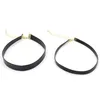 10 pièces / lot collier ras du cou en cuir noir cordon fil pour bricolage artisanat bijoux de mode cadeau W23205b