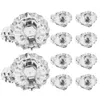 Bougeoirs 10 pièces Clips en métal support en vrac arbre de noël décor bâtons bougies lumineuses beaux bougeoirs chandelier