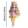 人形30cm118in関節人形の女の子プリンセス模倣おもちゃ誕生日ギフト複数スタイルの選択バッグ231026
