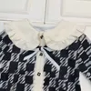 Nya baby jumpsuits veckade spetsslapa nyfödda bodysuit storlek 66-90 kontrast rutig full tryck spädbarns krypdräkt okt25