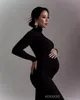 Maternity Dresses For Poshoot Pregnancy Women Bodycon Maxi Long Clothes for Pregnant Pography Babyshower Props 231026