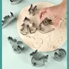 8-Piece Stainless Steel Christmas Cookie Molds - Create Festive Holiday Treats