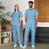 YL028Nurse male and female hospital COMFORT PANT medical scrub set dental Doctor's work Beauty uniforms Surgical Brush Custom210J