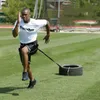 Cinto de treinamento de faixas de resistência com corda elástica cinco ganchos para equipamento de corrida de campo de pista durável sólido.