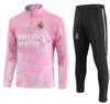 2023 2024 Real Madrids Erkekler Çocuklar Futbol Trailsuit Set Eğitim Takım Forma Forma Kiti 22 23 24 Real Madrides Mens Survetement de Futbol Trailsuits Jogging Ceket