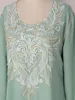 Roupas étnicas Eid Luxo Abaya Kimono Hijab Vestido Muçulmano para Mulheres Verão Moda Prego Bead Up Open Dubai Party Turquia Islam Kaftan Robe
