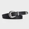 Ceintures Ceinture Femme Premium Sense Argent Boucle Simple Polyvalent Tendance Décoration PU Pour Femmes Y2K Punk Jeans Mode