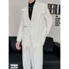 Nuovi costumi da uomo firmati, pezzi larghi, set di abiti casual oversize, completi di pantaloni blazer alla moda