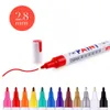 Waterproof Cars Wheel Tire Oily Mark Pen Auto Rubber Tyre Paint Pen CD Metal Permanent Paint Marker Graffiti Touch Up