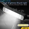 Fietsverlichting 8000 mAh 5 LED fietslicht voorkant waterdichte LED zaklamp voor fietsen opladen 5200Lm koplamp fietsaccessoires 231027