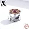 Cup Beads BISAER 925 Sterling Silver Coffee Cups Cafe Beads Charms fit for Charm Bracelets Silver 925 Jewelry ECC1286 Q0225279Q