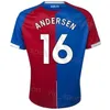 Club 23 24 Soccer 16 Joachim Andersen Jersey 14 Jean-Philippe Mateta 3 Tyrick Mitchell 1 Sam Johnstone 22 Odsonne Edouard Football Shirt Kits Black Red Shuijinggong