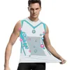 Мужские майки 2023, формирующая рубашка без рукавов, жилет Energxcell, мужские рубашки, однотонная компрессионная футболка с длинными рукавами