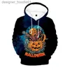 Herrtröjor tröjor Halloween hoodies The Exorcist Men Women Graphic Funny Holiday Cosplay Hoods Sweatshirt Harajuku Par Pullovers Cool Hip Hop L231027