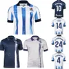 Club Soccer Real Sociedad 23 Brais Mendez Maillots 1 Alex Remiro 10 Mikel Oyarzabal 7 Ander Barrenetxea 4 Martin Zubimendi 14 Takefusa Kubo Kits de maillots de football 23-24