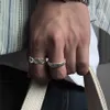 Niche Commuter Design Cuban Chain Ring Couple Style Single Titanium Steel Charm Accessories for Men and Women