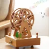 Other Event Party Supplies Wind Up Musical Box Wooden Music Wood Crafts Retro Birthday Gift Vintage Home Decoration Accessories Valentine's Day 231027